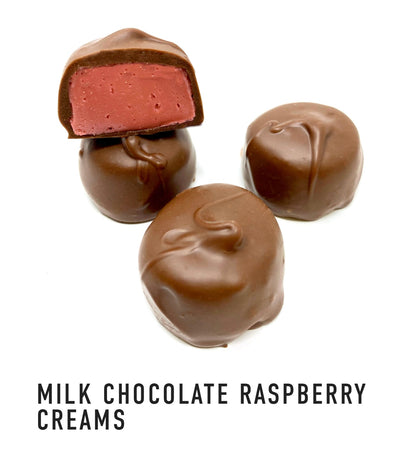 Milk Chocolate Raspberry Creams